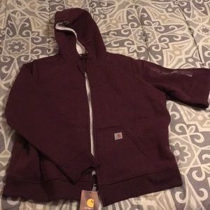 Carhartt XL furry lined jacket